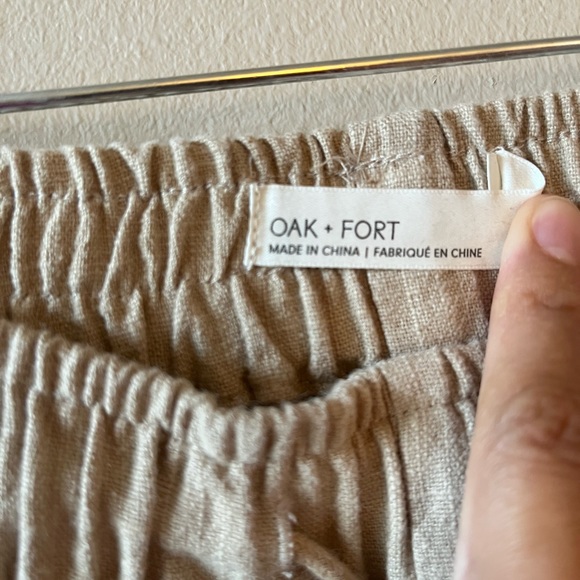 Oak+Fort LINEN DRAWSTRING PANTS - Picture 2 of 6